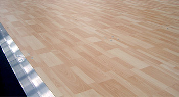 Parquet floorings for portable use