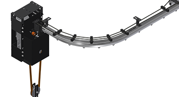 TT1 curtain hoist system with electric wire rope hoist - hemp rope combination UNIVERSAL T-HM