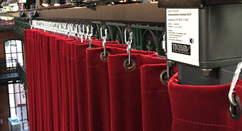 Curtain Tracks for Large Venues