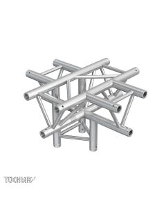 TRUSS TX33 KREUZ - 5 WEG - SPITZE UNTEN
