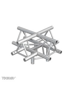 TRUSS TX33 KREUZ - 5 WEG - SPITZE OBEN