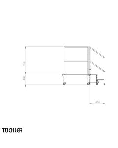 KORLÁT STANDARD T-REX 2 FOKOZATÚ LÉPCSŐHÖZ