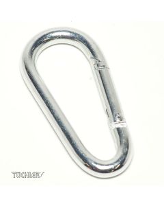 CARABINER HOOK WITH SNAPPING CLOSURE