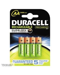 DURACELL AKKU STAY CHARGED AA 2400mAh HR6 1,2V _ 4er Packung