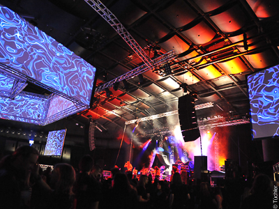 Színpadi technológia és rendezvénytechnika, Gasometer Bécs