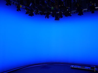 TV cyclorama for live studios of NDR