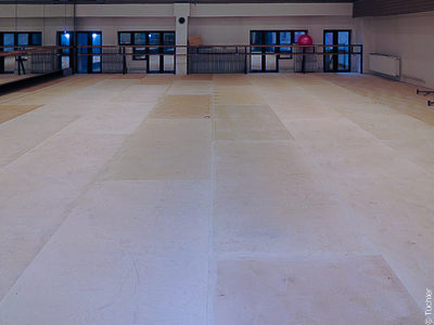 Sprung floor for the ballet rehearsal room in the Municipal Theatre of Kosice