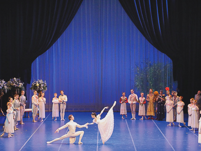 Stage velour and Voile for the "Summer Night's Dream" of the Bavarian State Ballet Munich