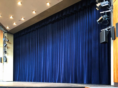 Main curtain for City Theatre Ratingen, Germany