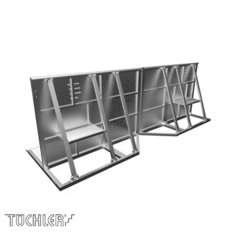 Bühnensystem T-REX Crowd barriers BR-C Vario Ecke