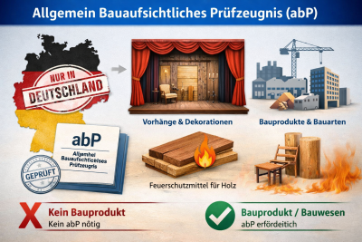 Allgemein bauaufsichtliches Prüfzeugnis (abP) im Zusammenhang mit Flammschutzmitteln